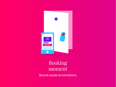 Influence Society - Booking moment booking door hotel media room smartphone social