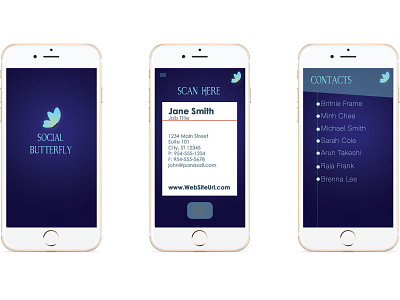 Social Butterfly design social butterfly ui user experience ux