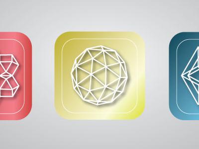 Geometric Mobile Applications app design geometry mobile simple user experience
