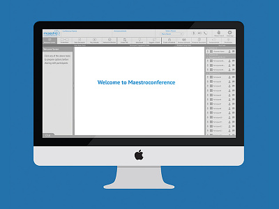 Maestroconference Social Webinar UI