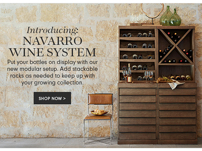 Williams Sonoma Email design email furniture graphic design illustrator interior photography photoshop visual design