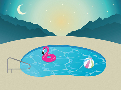 Goodybye Summer design graphicdesign graphicdesigner illustration illustrator photoshop pool summer vector vectorart