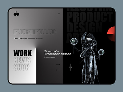 Don Olsson - Portfolio art direction interface portfolio product design ui ux ui design ux design web design website