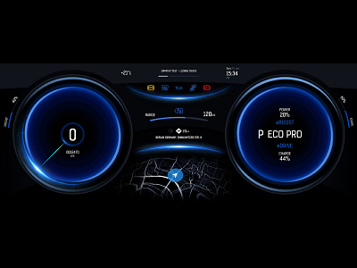 Opel GTX Dashboard Design automotive black bmw car clean control doors iphone mobile ui unlock white