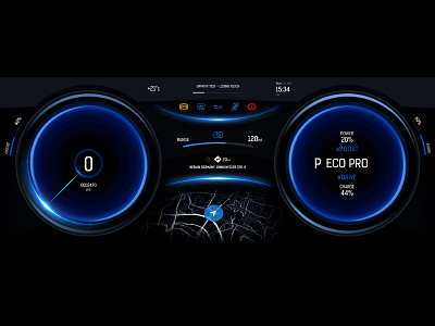 Opel GTX Dashboard Design