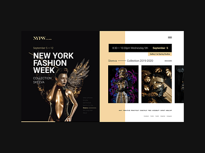 New York Fashion Week beauty fashion new york web webdeisgn week