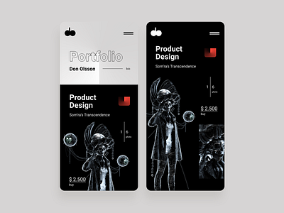 Don Olsson | Portfolio mobile app portfolio portfolio card portfolio design portfolio page ui ux design