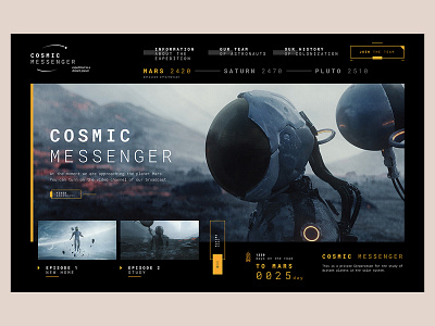 Cosmic Messenger - Travel project