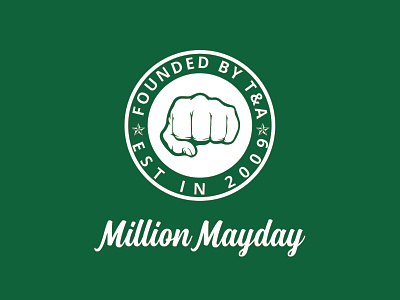 Mayday branding design illustration logo typography