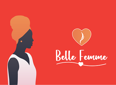Belle Femme branding design graphic design illustration logo minimalistic logo