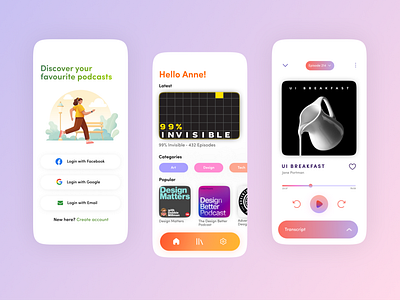 Podcast App - Concept UI by Autumn Design