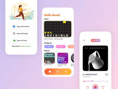 Podcast App - Concept UI by Autumn Design