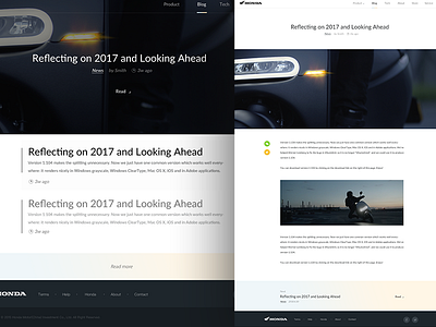 Honda Blog Page