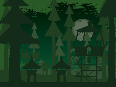 BACKGROUND DESIGN -Dungeons & Dragons- 'Myscfarscand' adobe illustrator background design fantasy graphic design illustration vector