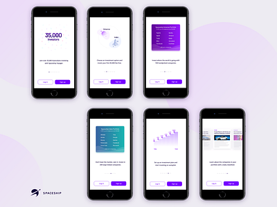 Spaceship Onboarding Carousel