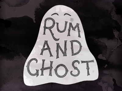 Rum and Ghost Lettering