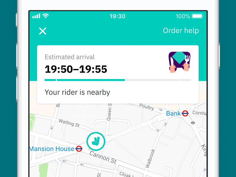 Order tracking animations by Stephen Macvean for Deliveroo ...