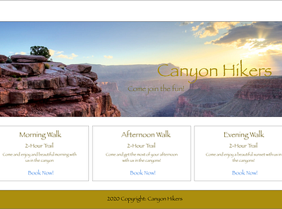 Canyon Hikers Artboard
