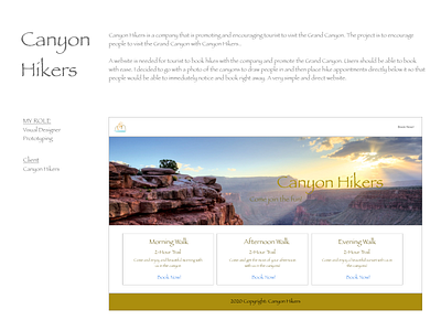 Canyon Hikers UX Case Study