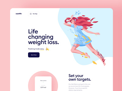 Landing page design