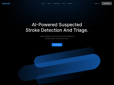 More AI design illustration landing page logo ui ux webdesign