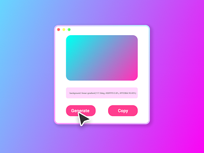 Simple Gradient Generator UX/UI 🔥❄