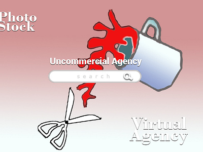 Uncommercial Agency, Virtual Agency Website agency branding graphic design ui ux website