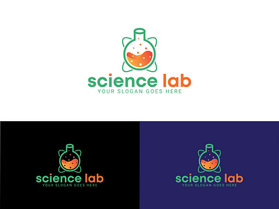 Science Lab Logo Design business logo colorful logo company logo design flat logo logo logo branding logo collection 2021 logo creation