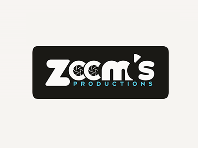 Zoom's Production branding logo minimal