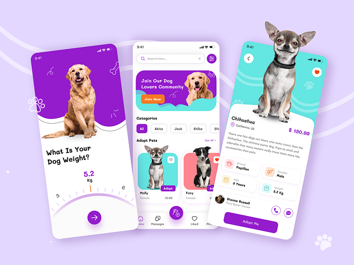 Pet Store App designs, themes, templates and downloadable graphic ...