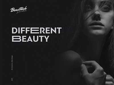 Beauttech art branding clean design flat minimal modern ui ux webdesign website website design