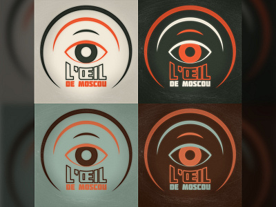 L'Œil de Moscou audio design eye logo moscou moscow oeil podcast