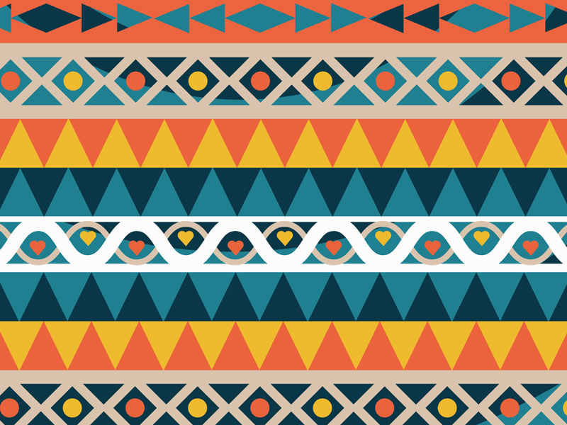 Phonecase design flat simple shapes patterns aztec design phonecase