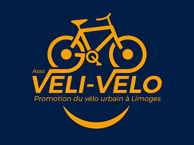 Véli-vélo association bicycle bike concept cycling design limoges logo redesign veli velo velo