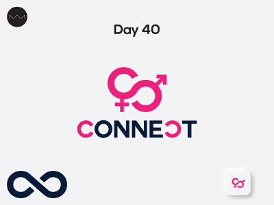 Day 40: Dating app logo