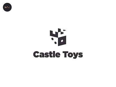 Day 48: Castle Toys adobe black white dailylogo dailylogochallange design grid illustrator logo logodesign vector