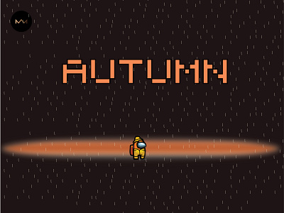 Dribbbleweeklywarmup - Autumn among us art game illustration pixel