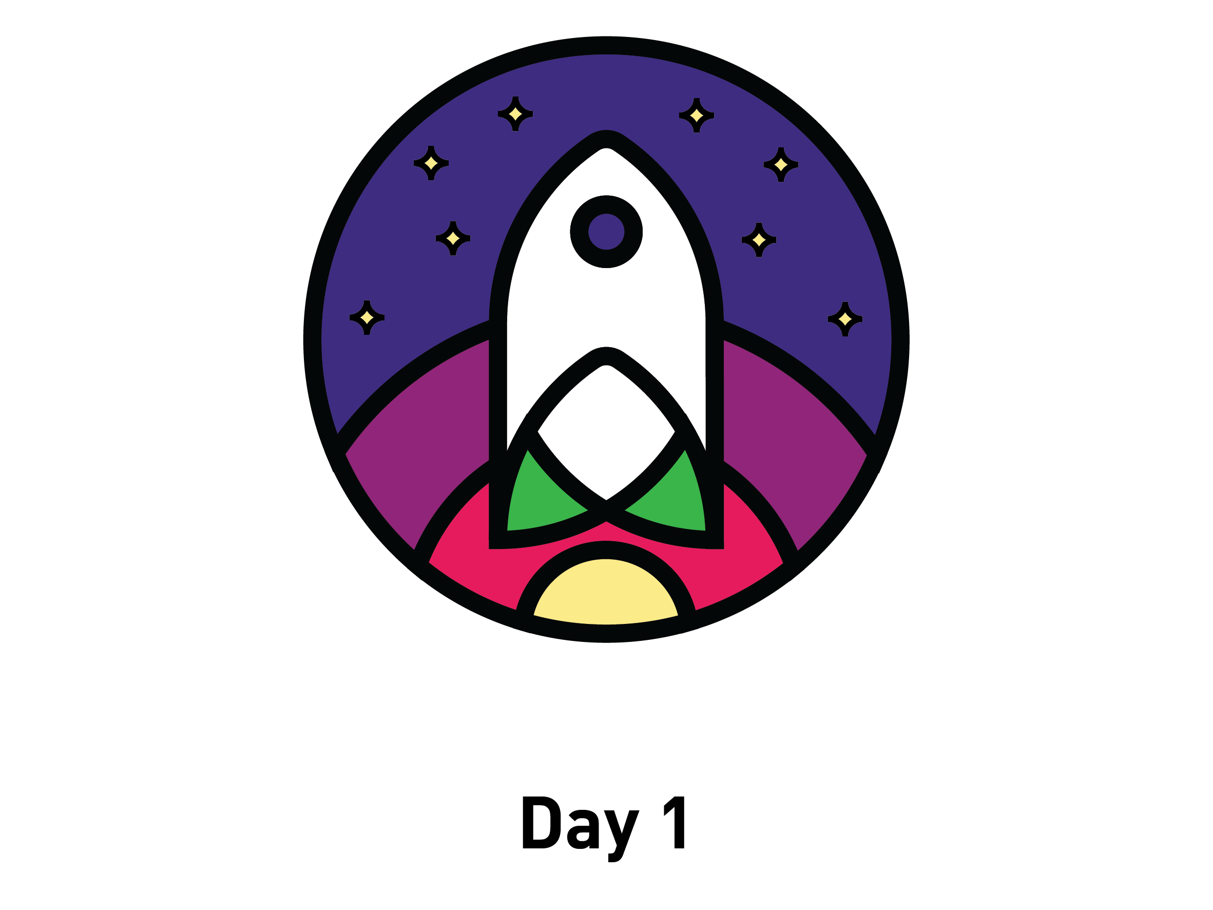 Day 1 Spaceship Logo By Ivan Wong On Dribbble
