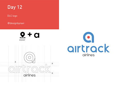 Day 12: Airlines adobe branding dailylogo dailylogochallange day12 design graphicdesign grid illustration illustrator logo logodesign logos vector