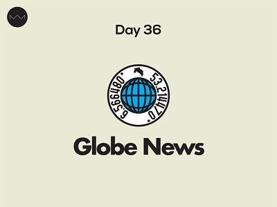 Day 36: Globe News branding dailylogo dailylogochallange design graphicdesign grid illustrator logo logodesign logos