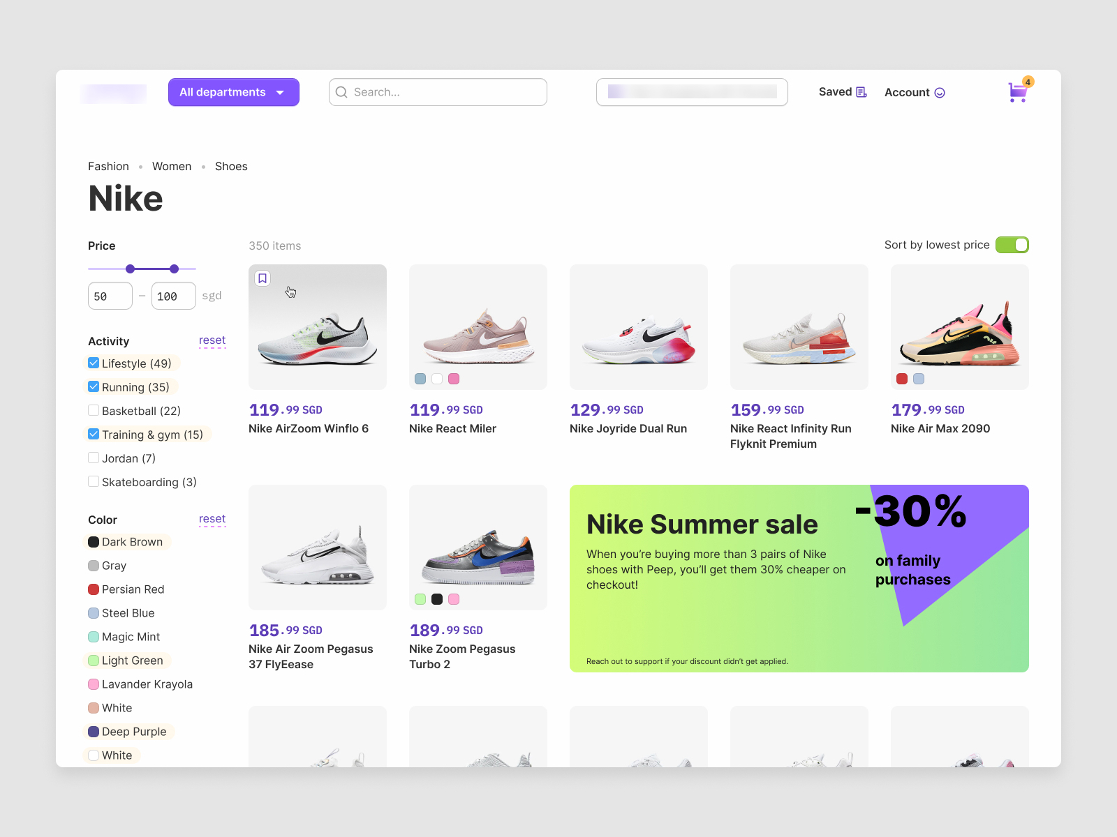 Download Catalog page for the Asia e-commerce product by Igor Lanko for LANKO agency on Dribbble