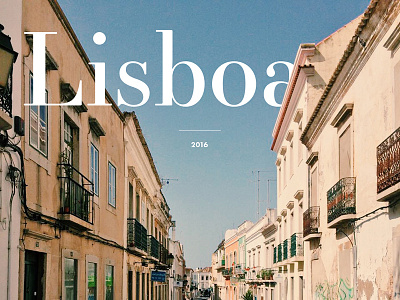 One more cover for photo series lisboa lisbon photo portugal serif type