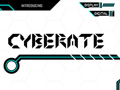 CYBERATE TYPEFACE