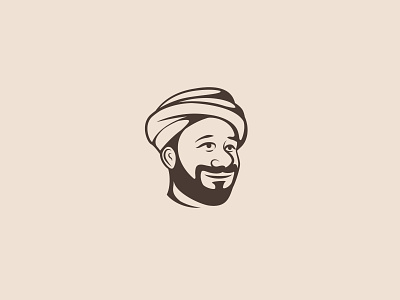 Arabian man artwork black branding concept design illustartion illustration logo typography vector