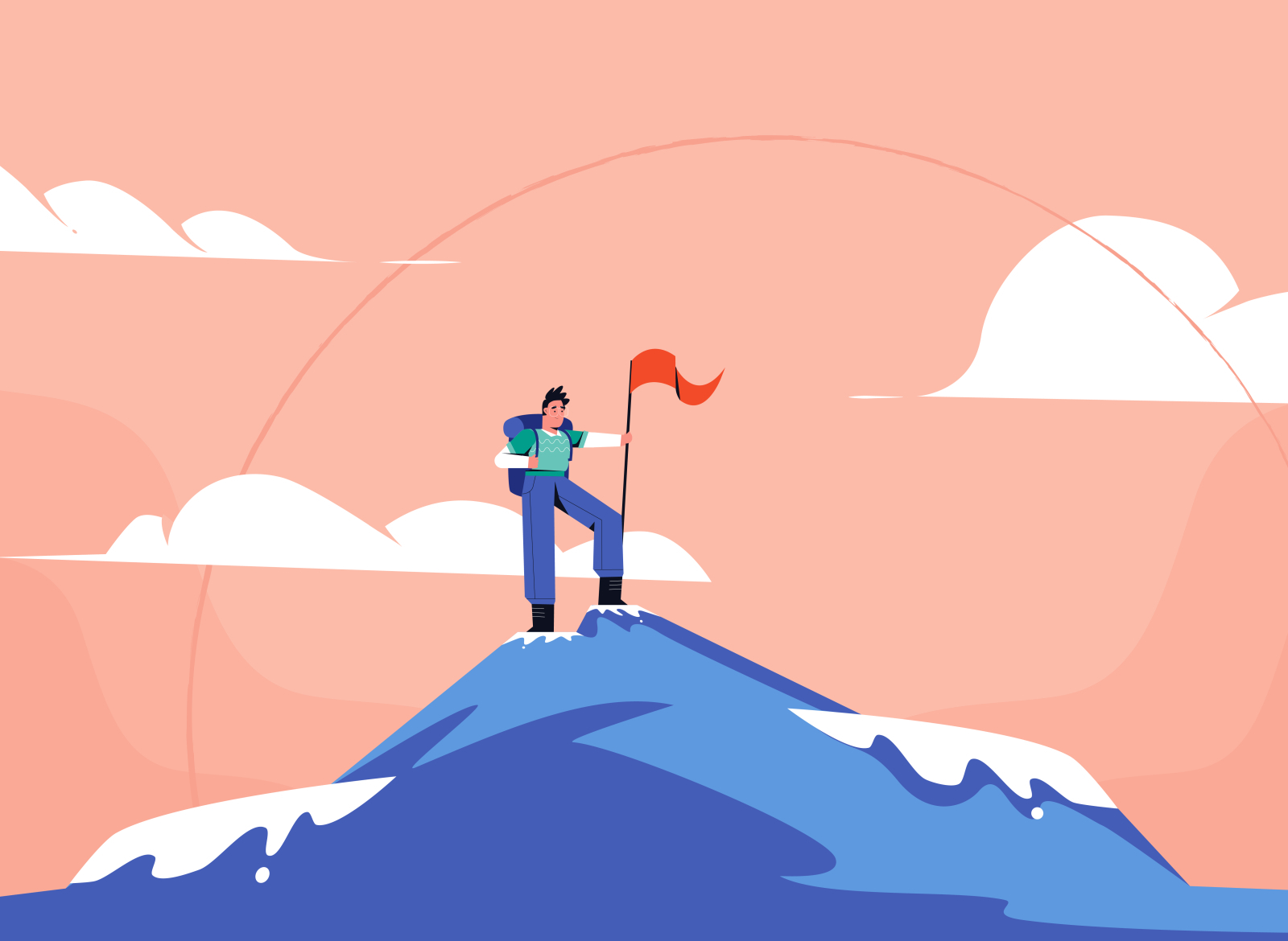 Mountain Climbing By Ramy Ayman On Dribbble