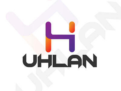 UHLAN MODERN LOGO app branding design design logo graphic design graphics design icon illustration letter mark logo logo logo concept logo design logo folio minimal logo modern logo ui ux vector vector logo