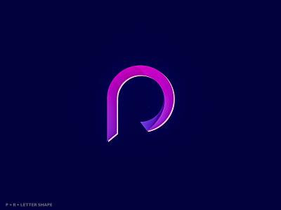 P + R LETTER LOGO