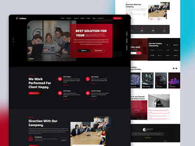 Finibus - Software and Digital Agency Template agency entrepreneurs envato html it template themeforest ui ux webdesign