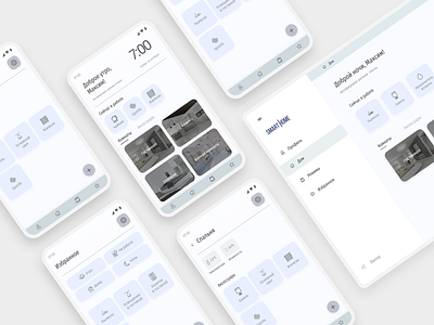 Smart Home android app app design concept design figma ui ux