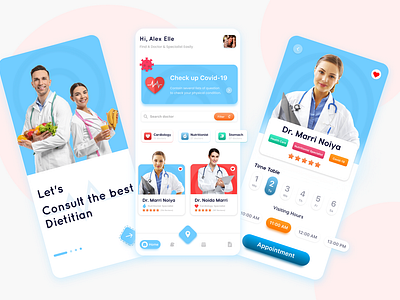 Doctor Appointment App apointment app app app ui app ui ux branding design doctor app graphic design health app icon new trending typography ui ui design ui ux design